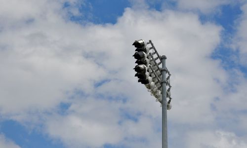 Low angle view of plants against sky