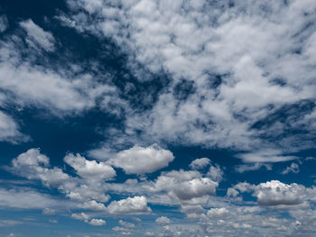 Low angle view of clouds in sky