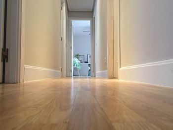 Empty corridor of building