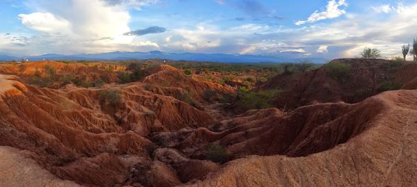 Scenic view of landscape against sky