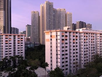 Buildings in city