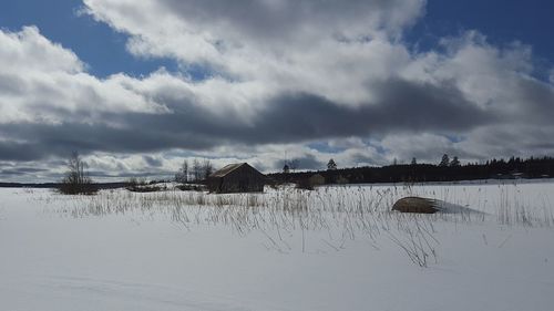 Scenic view of cloudy sky