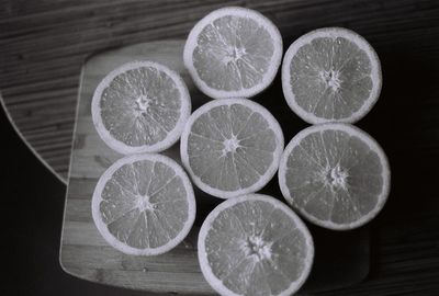 Close-up of fruits on table