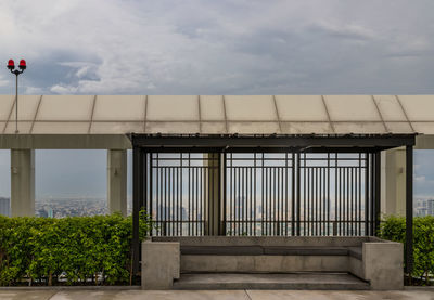 Low angle view of building against sky