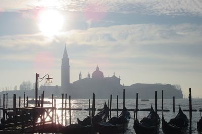 Morning view of grand canal in venice