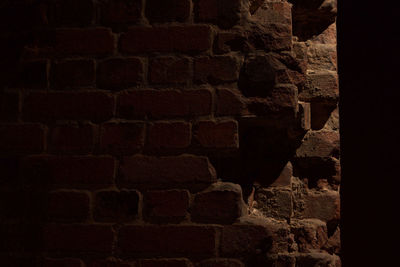 Close-up of brick wall