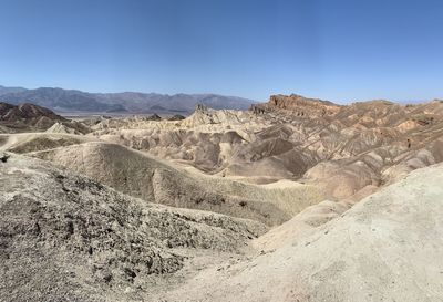 Scenic view of desert against sky