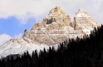 Snowcapped mountain against sky