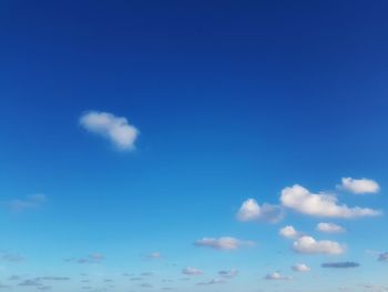 Low angle view of blue sky