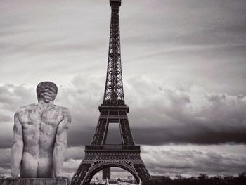 Low angle view of statue