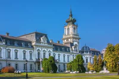 Festetics palace is a baroque palace located in the town of keszthely, zala, hungary