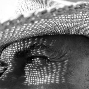 Close-up of woman eye