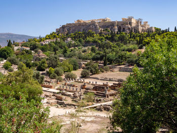 Ancient agora and acropolis