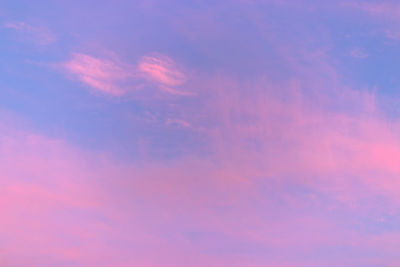 Low angle view of dramatic sky during sunset
