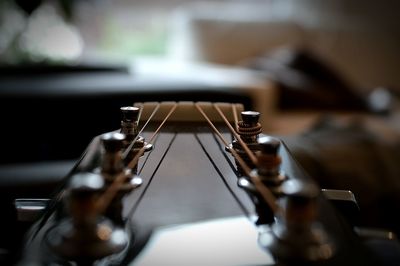 Close-up of guitar