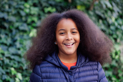 Portrait of a smiling young woman