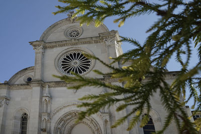 Low angle view of cathedral against sky