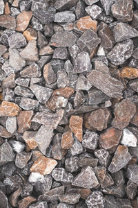 Full frame shot of stones