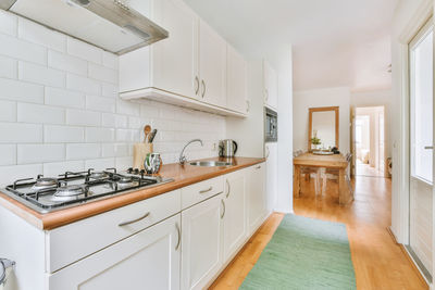 Interior of kitchen