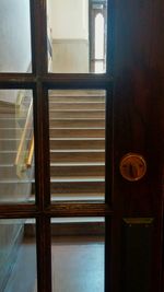 View of closed door