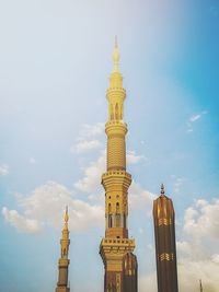 Low angle view of building against sky