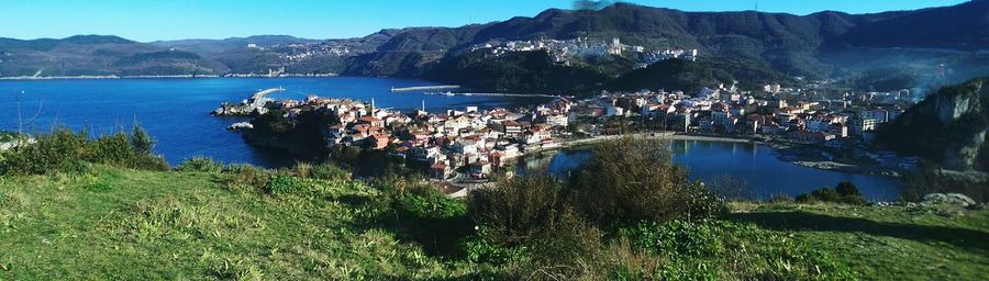 Panoramic view of sea