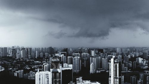 Cityscape against sky
