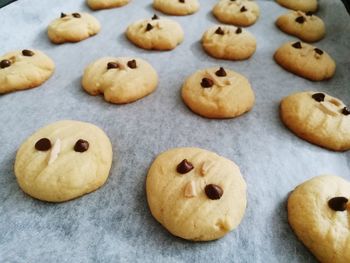 Close-up of cookies