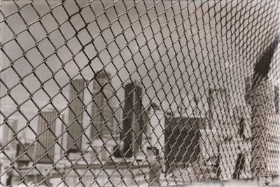 Full frame shot of chainlink fence