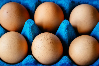 Full frame shot of eggs