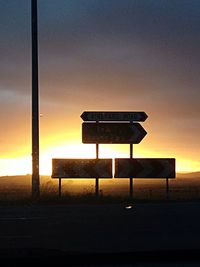 View of sky at sunset