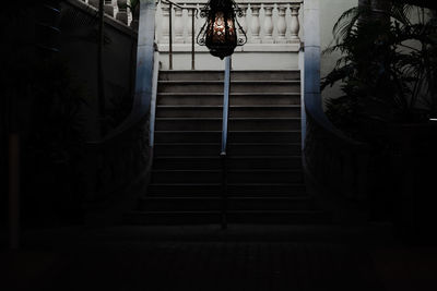 Low angle view of staircase of building