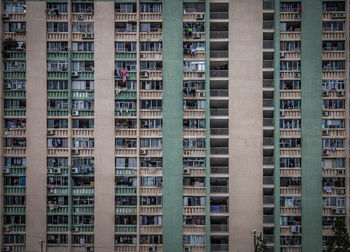 Full frame shot of residential buildings