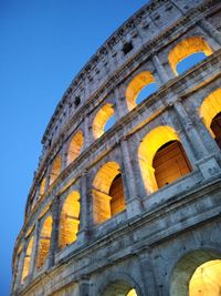 Low angle view of historical building against sky