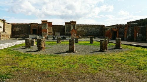 Old ruins against clear sky