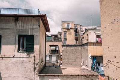 Residential buildings against sky