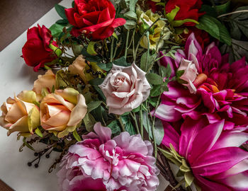 Close-up of pink roses