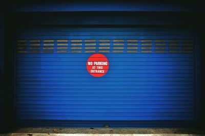 Close-up of closed door