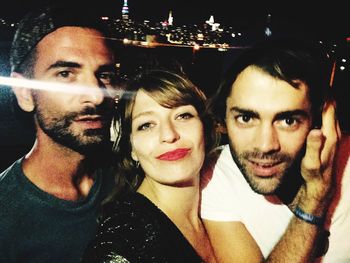 Portrait of smiling young woman