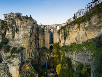 Nuevo bridge in ronda, malaga, spain