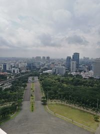 Cityscape against sky