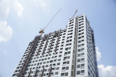 Low angle view of modern building