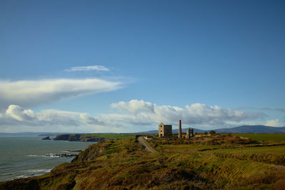 Tankardstown mine. unesco geopark costa del cobre. protected natural landscape in waterford. ireland