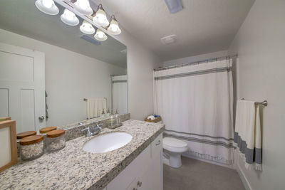 View of bathroom at home