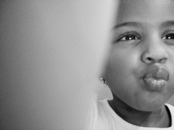 Close-up portrait of boy