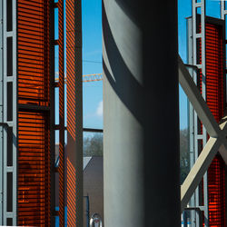 Close-up of windows at gent-sint-pieters railway station