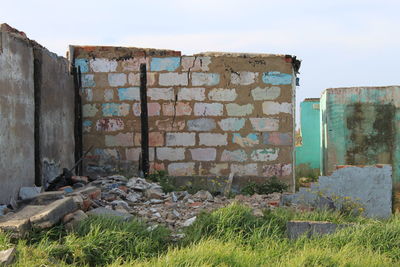 View of abandoned building