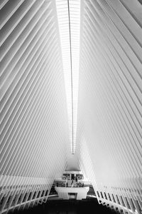 Modern building interior of subway station in manhattan