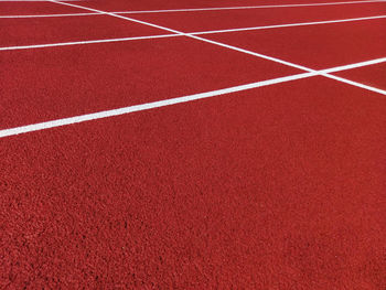 Full frame shot of running track