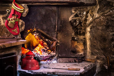 Close-up of christmas decoration